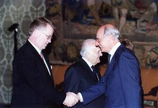Pranzo in onore del Presidente della Repubblica di Lettonia Giuntis Ulmanis