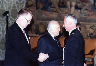 Pranzo in onore del Presidente della Repubblica di Lettonia Giuntis Ulmanis