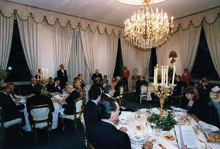Pranzo in onore del Presidente della Repubblica di Lettonia Giuntis Ulmanis