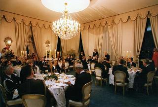 Pranzo in onore del Presidente della Repubblica di Lettonia Giuntis Ulmanis