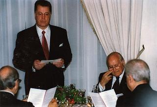 Pranzo in onore del Presidente della Repubblica di Lettonia Giuntis Ulmanis