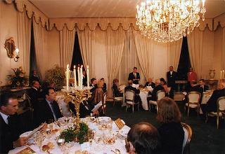Pranzo in onore del Presidente della Repubblica di Lettonia Giuntis Ulmanis