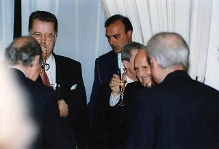 Pranzo in onore del Presidente della Repubblica di Lettonia Giuntis Ulmanis