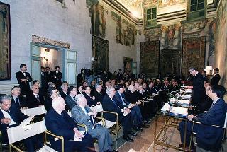 Roma, Palazzo Giustiniani: intervento del Presidente della Repubblica alla presentazione della Relazione annuale del Garante per la tutela dei dati personali