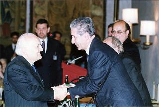 Roma, Palazzo Giustiniani: intervento del Presidente della Repubblica alla presentazione della Relazione annuale del Garante per la tutela dei dati personali