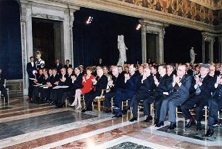 Cerimonia di consegna delle &quot;Stelle al Merito del Lavoro&quot; ai nuovi Maestri del Lavoro del Lazio e dell'Umbria