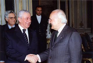 Incontro con il Presidente della Repubblica Libanese Elias Hraoui