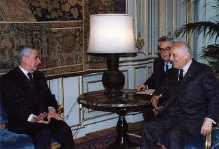 Incontro con il Presidente della Repubblica Libanese Elias Hraoui