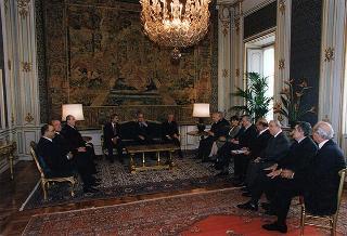 Incontro con il Presidente della Repubblica Libanese Elias Hraoui