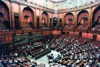 Roma, Aula della Camera dei Deputati: intervento del Presidente della Repubblica alla cerimonia conclusiva delle Giornate di studio in memoria di Aldo Moro, nel ventennale della scomparsa, sul tema "Le Assemblee elettive nell'evoluzione della democrazia italiana (1978-1988)"