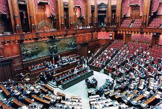 Roma, Aula della Camera dei Deputati: intervento del Presidente della Repubblica alla cerimonia conclusiva delle Giornate di studio in memoria di Aldo Moro, nel ventennale della scomparsa, sul tema "Le Assemblee elettive nell'evoluzione della democrazia italiana (1978-1988)"