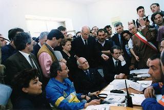 Sarno e Quindici: visita del Presidente della Repubblica alle zone alluvionate della Campania e intervento alle onoranze funebri delle vittime del nubifragio