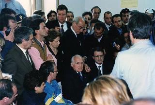 Sarno e Quindici: visita del Presidente della Repubblica alle zone alluvionate della Campania e intervento alle onoranze funebri delle vittime del nubifragio