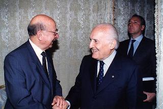 Delegazione di giornalisti russi partecipanti ad un Seminario promosso dalla Fondazione "Alcide De Gasperi" in collaborazione con la Facoltà di giornalismo dell'Università di Mosca