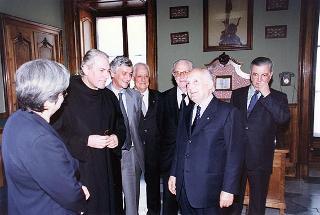 Roma: visita del Presidente della Repubblica all'Ospedale Fatebenefratelli all'Isola Tiberina