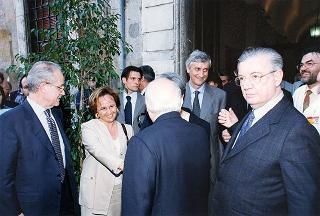 Roma: visita del Presidente della Repubblica all'Ospedale Fatebenefratelli all'Isola Tiberina
