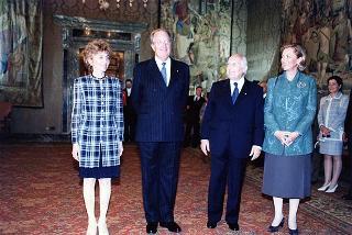Visita di Stato in Italia delle LL. MM. il Re e la Regina del Belgio Alberto e Paola: arrivo