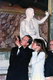 Roma, Galleria Borghese: visita del Presidente della Repubblica, unitamente ai Reali del Belgio, alla Galleria