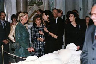 Roma, Galleria Borghese: visita del Presidente della Repubblica, unitamente ai Reali del Belgio, alla Galleria