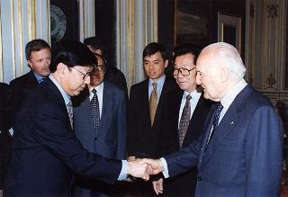 Li Ruihuan, presidente della Conferenza Consultiva Politica del Popolo Cinese