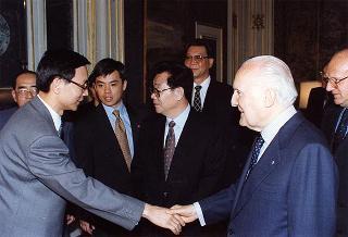 Li Ruihuan, presidente della Conferenza Consultiva Politica del Popolo Cinese