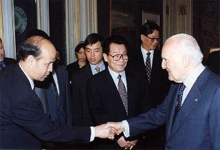 Li Ruihuan, presidente della Conferenza Consultiva Politica del Popolo Cinese