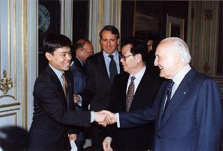 Li Ruihuan, presidente della Conferenza Consultiva Politica del Popolo Cinese