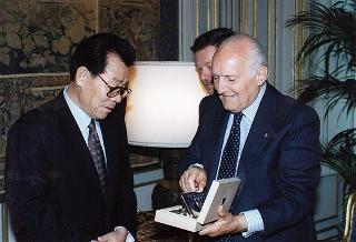 Li Ruihuan, presidente della Conferenza Consultiva Politica del Popolo Cinese