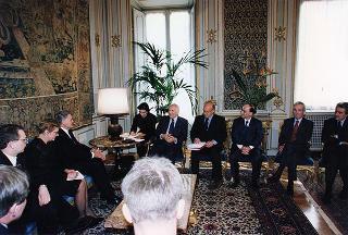 Incontro con il Presidente della Repubblica di Lituania Valdas Adamkus