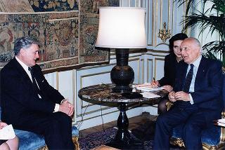 Incontro con il Presidente della Repubblica di Lituania Valdas Adamkus