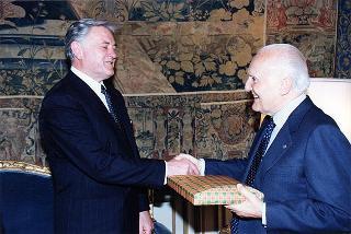 Incontro con il Presidente della Repubblica di Lituania Valdas Adamkus