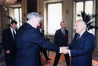 Incontro con il Presidente della Repubblica di Lituania Valdas Adamkus