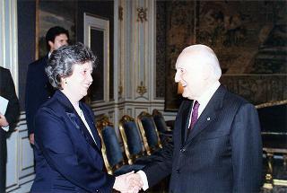 Incontro con il Presidente del Senato della Repubblica di Polonia signora Alicja Grzeskowiak