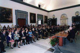 Roma, Sala della Protomoteca in Campidoglio: intervento del Presidente della Repubblica alla celebrazione del cinquantenario dell'elezione di Luigi Einaudi alla Presidenza della Repubblica