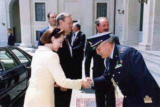 Incontro e successiva colazione con il Primo Ministro del Canada e la signora Chrétien
