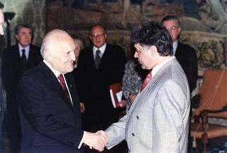 Incontro e successiva colazione con il Primo Ministro del Canada e la signora Chrétien
