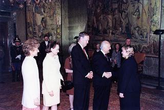 Incontro e successiva colazione con il Primo Ministro del Canada e la signora Chrétien