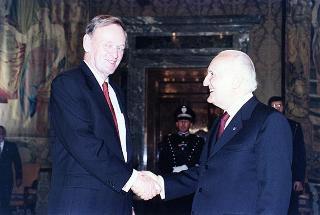 Incontro e successiva colazione con il Primo Ministro del Canada e la signora Chrétien