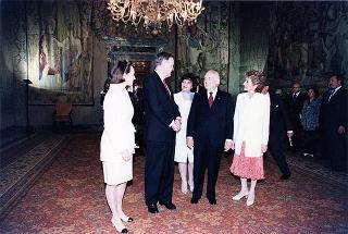 Incontro e successiva colazione con il Primo Ministro del Canada e la signora Chrétien