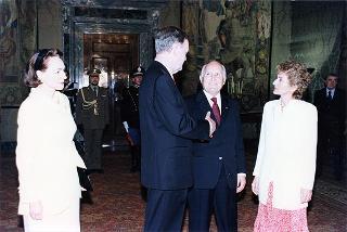 Incontro e successiva colazione con il Primo Ministro del Canada e la signora Chrétien