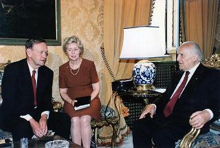 Incontro e successiva colazione con il Primo Ministro del Canada e la signora Chrétien