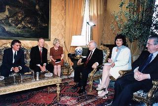 Incontro e successiva colazione con il Primo Ministro del Canada e la signora Chrétien
