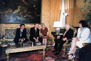 Incontro e successiva colazione con il Primo Ministro del Canada e la signora Chrétien