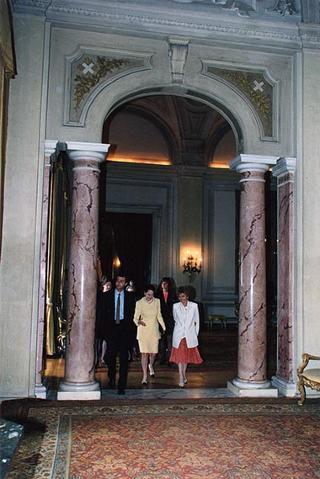 Incontro e successiva colazione con il Primo Ministro del Canada e la signora Chrétien