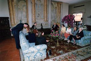 Incontro e successiva colazione con il Primo Ministro del Canada e la signora Chrétien