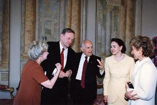 Incontro e successiva colazione con il Primo Ministro del Canada e la signora Chrétien