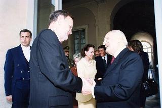 Incontro e successiva colazione con il Primo Ministro del Canada e la signora Chrétien