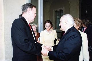 Incontro e successiva colazione con il Primo Ministro del Canada e la signora Chrétien