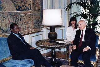 Incontro con il Presidente della Repubblica del Mozambico Joaquim Alberto Chisano