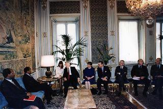 Incontro con il Presidente della Repubblica del Mozambico Joaquim Alberto Chisano